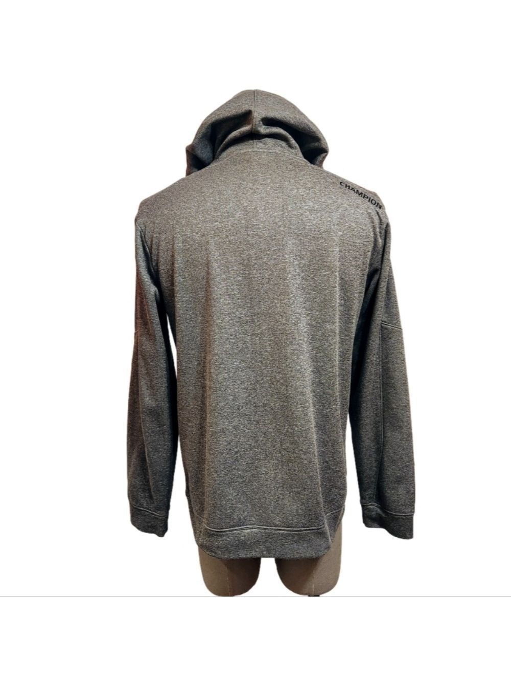 Champion Men's Hoodie Sweatshirt Heather Gray Medium - Picture 5 of 10